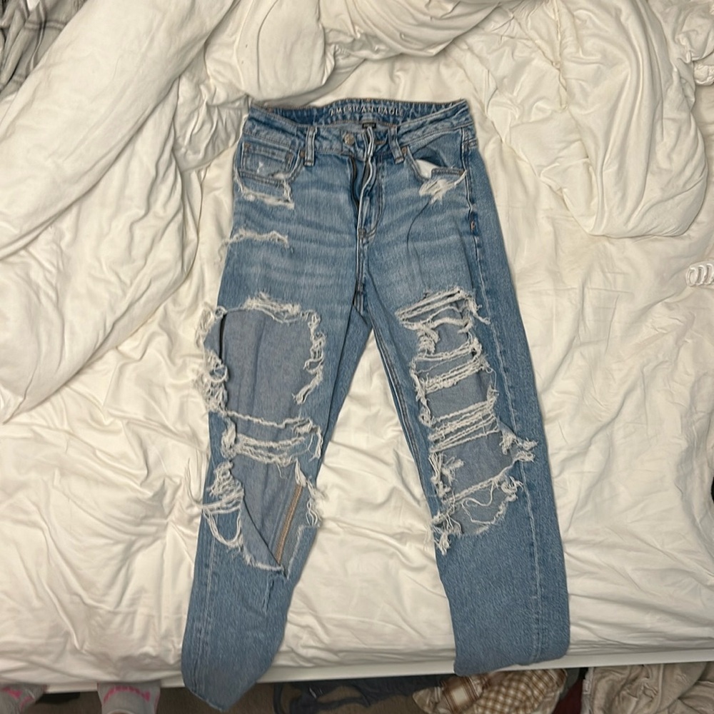 Ripped Mom jeans